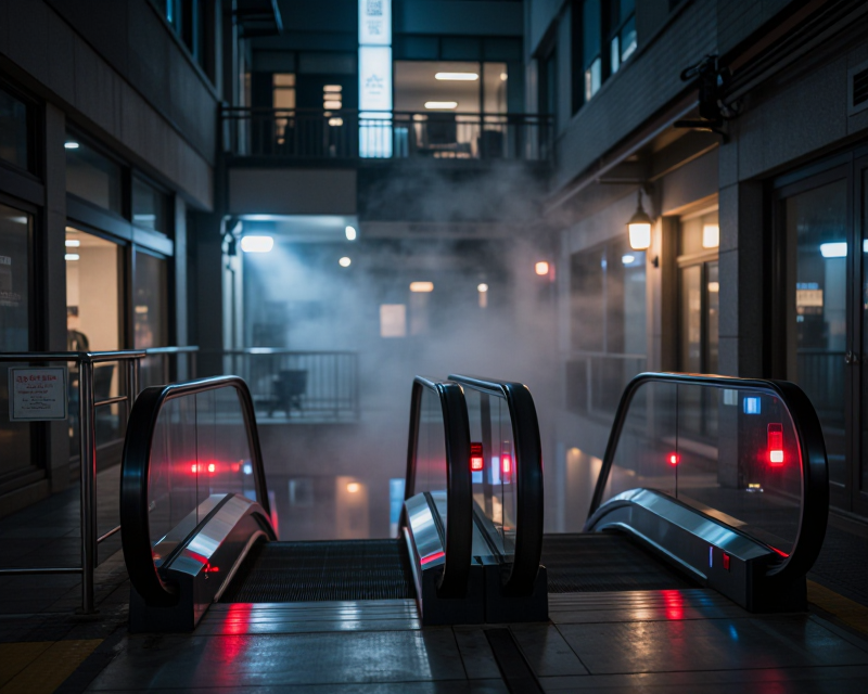 Atmospheric Urban Night Scene