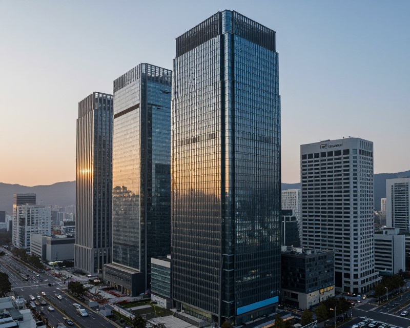Seoul Financial District Dawn