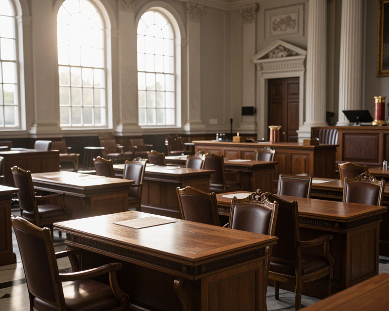 Empty Legislative Chamber