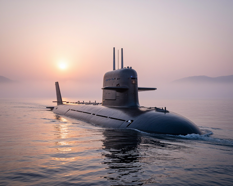 Advanced Naval Technology at Dawn