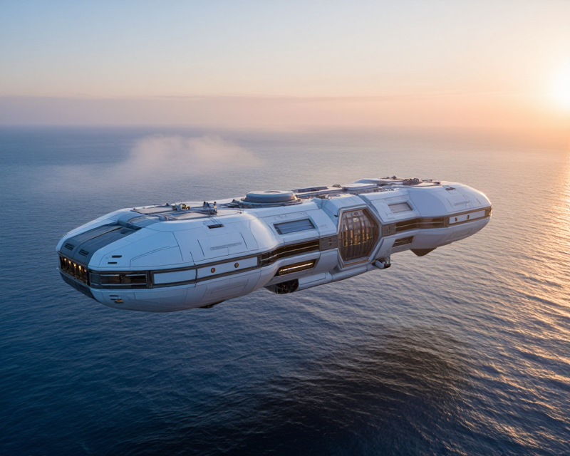 Futuristic Floating Nuclear Platform