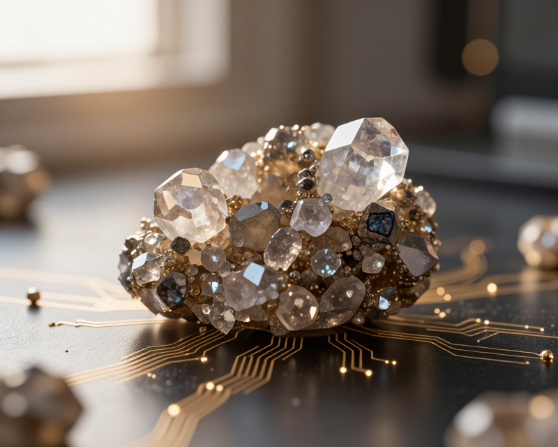 Symbolic cooperation of minerals and technology
