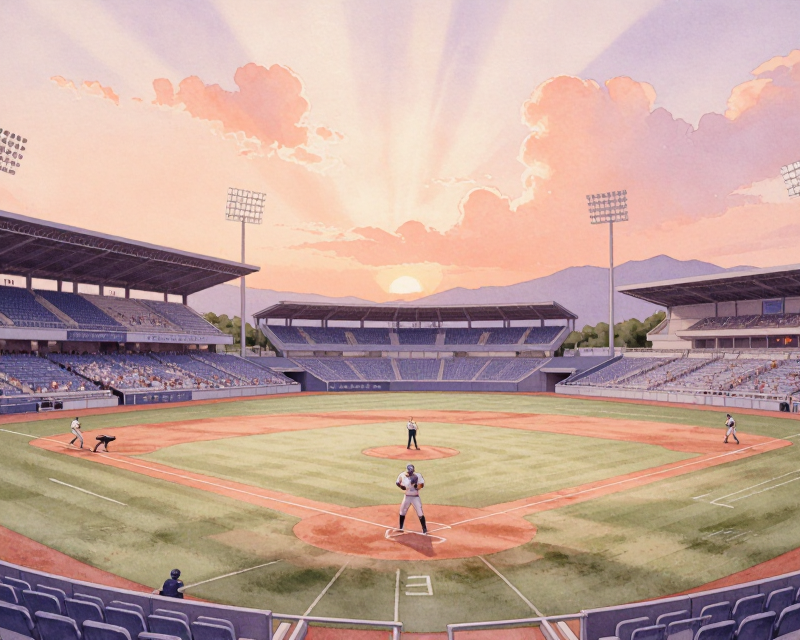 Autumn Baseball Atmosphere