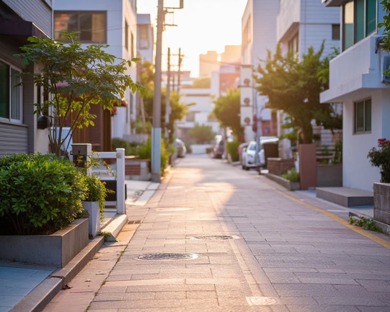 Morning Light in Seoul