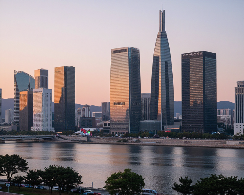 Financial District at Golden Hour