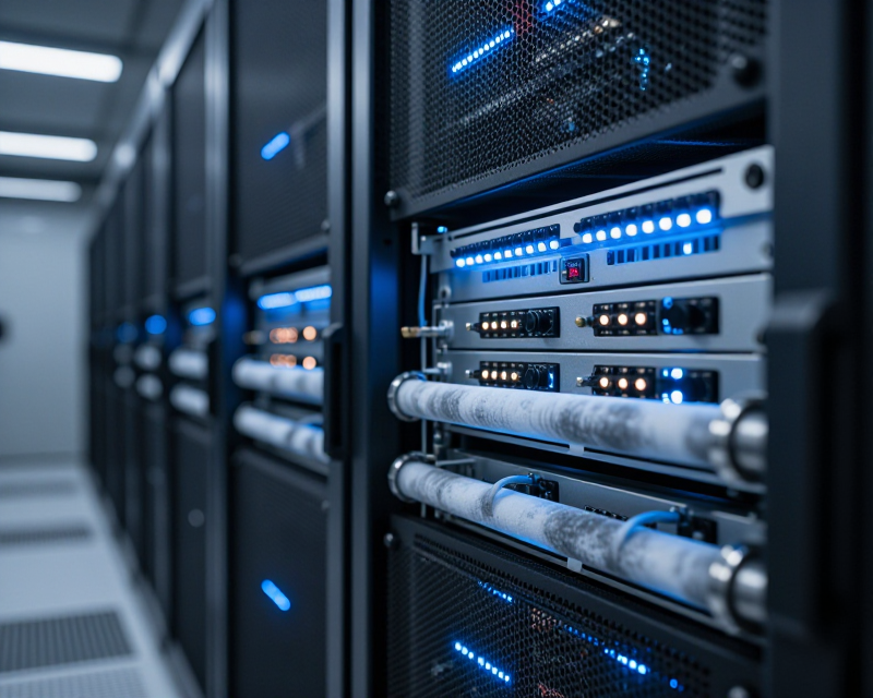 Futuristic AI Data Center Cooling Technology